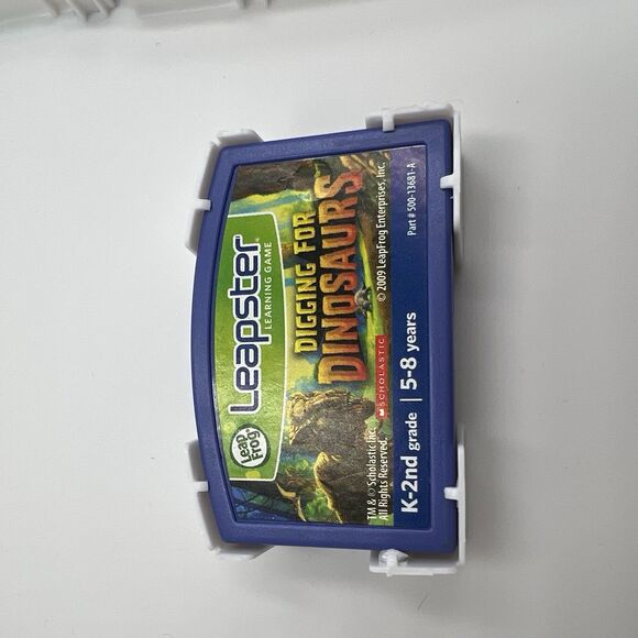 Lot 6 Leapfrog Game Cartridges Leapster cars SpongeBob Batman Star Wars dinosaur - Picture 8 of 10